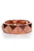 On the Facet Track Rose Gold Cuff Bracelet