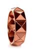 On the Facet Track Rose Gold Cuff Bracelet