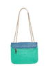 Antoinette Blue and Mint Purse