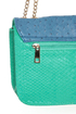 Antoinette Blue and Mint Purse