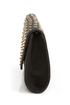 Under-Stud-y Studded Black Clutch