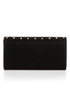 Under-Stud-y Studded Black Clutch
