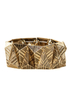 What's Your Angle? Gold Stretch Bracelet