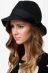 San Diego Hat Co. Idlewild Black Fedora