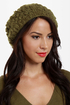 San Diego Hat Co. Woodlands Green Pom Beret