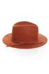 San Diego Hat Co. What a Dame Rust Orange Fedora