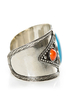 Rock Collection Silver Cuff Bracelet