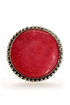 Roundoff Burgundy Cocktail Ring