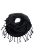 The Waffle Truth Black Infinity Scarf