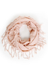 The Waffle Truth Blush Pink Infinity Scarf
