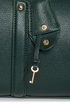 On Lock Dark Green Handbag