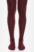Tabbisocks Mini Dots Burgundy Polka Dot Tights