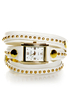 Time Lapse Studded Wraparound Watch