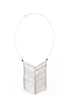 Zad Shield Armor Silver Necklace