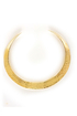 Zad Hammered Gold Collar Necklace