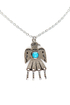 Zad Bird-er, She Wrote Silver Necklace