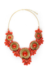 Zad Neptune's Treasure Coral Red Necklace