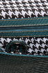 For Goodness' Snake Yellow and Teal Snakeskin Clutch