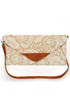 Lace, Lady, Lace Tan and Cream Lace Clutch