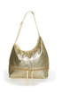 Raw Materials Gold Hobo Bag