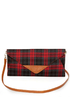 Plaid It All Up Red Plaid Clutch