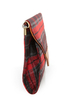 Plaid It All Up Red Plaid Clutch