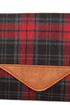 Plaid It All Up Red Plaid Clutch