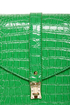 Croc-tail Shaker Green Purse