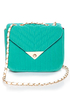 You're Making Me Plush Teal Handbag