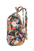 Right Pack At You Black Floral Print Backpack
