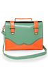 Hop a Flight Teal and Coral Purse