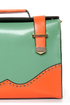 Hop a Flight Teal and Coral Purse