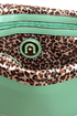 Hop a Flight Teal and Coral Purse