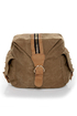 Burt Back-a-pack Brown Canvas Backpack