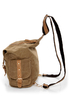 Burt Back-a-pack Brown Canvas Backpack