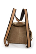 Burt Back-a-pack Brown Canvas Backpack