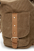 Burt Back-a-pack Brown Canvas Backpack