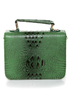 Later Gator Green Alligator Purse