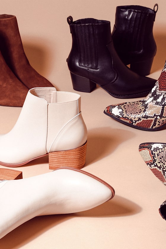 promotions Chinese Laundry Finn Booties Genuine Leather Booties Lulus