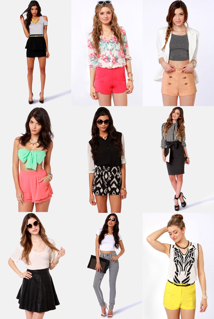 How to Wear High-Waisted Shorts and Skirts - Lulus.com Fashion Blog
