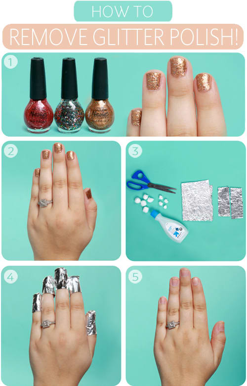 Lulus How To: Removing Glitter Nail Polish | Lulus Blog