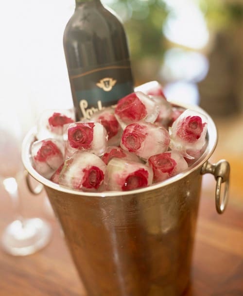 Party HowTo Rosebud Ice Cubes! Fashion Blog