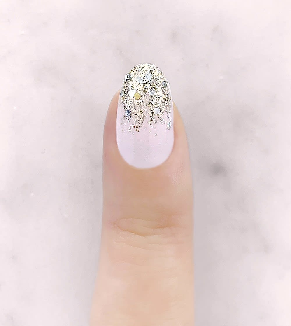 Gold Glitter Nails: Get a Party-Perfect Confetti Mani - Lulus.com ...