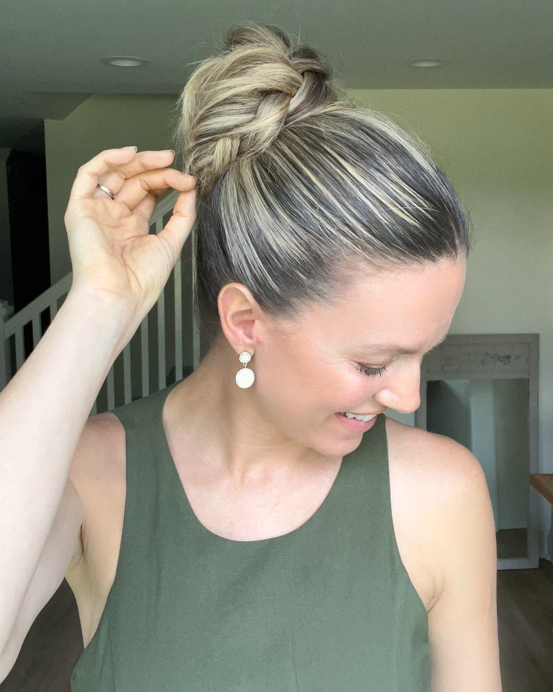 Lace Braid Homecoming Updo | MISSY SUE