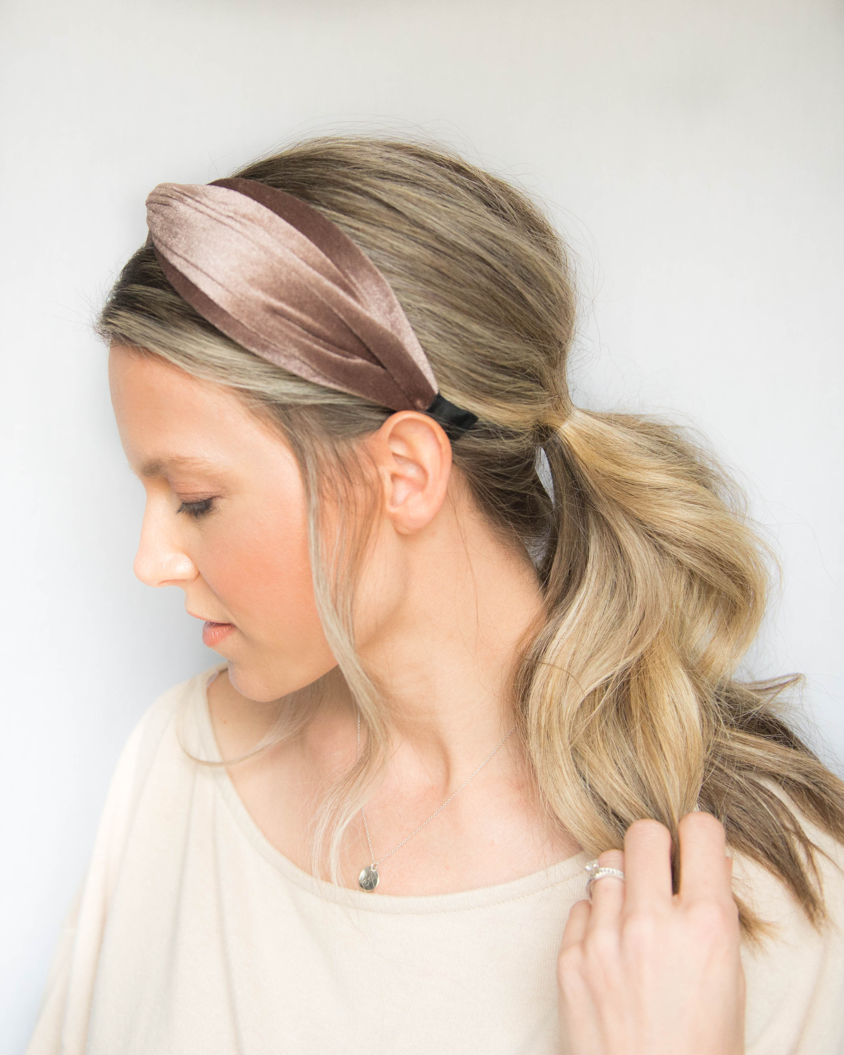 Image of Ponytail with headband