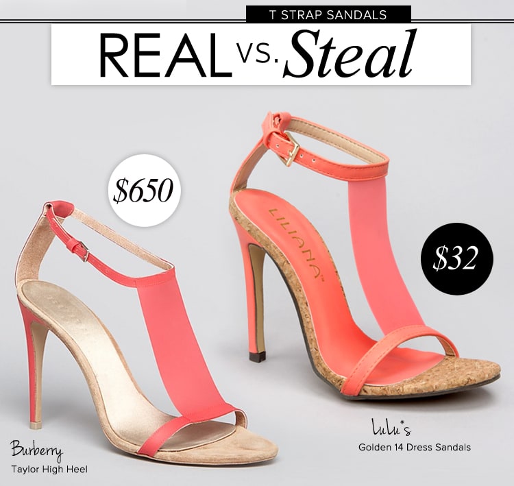 burberry high heel sandals