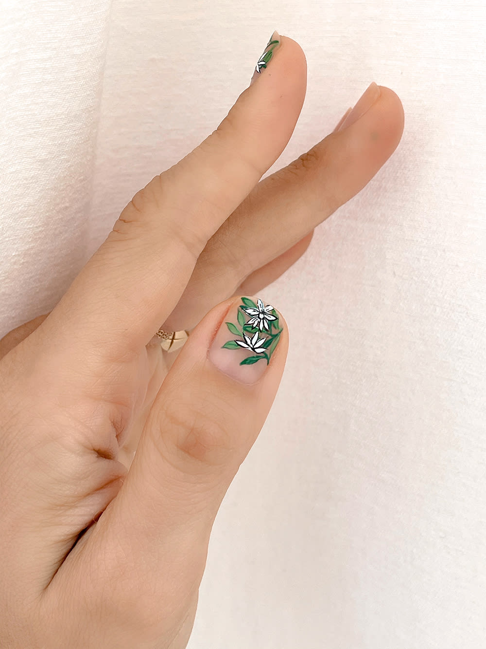 black outline added to white daisy petals