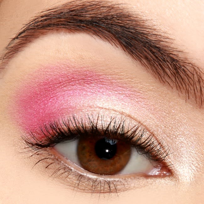 hot pink eye makeup tutorial