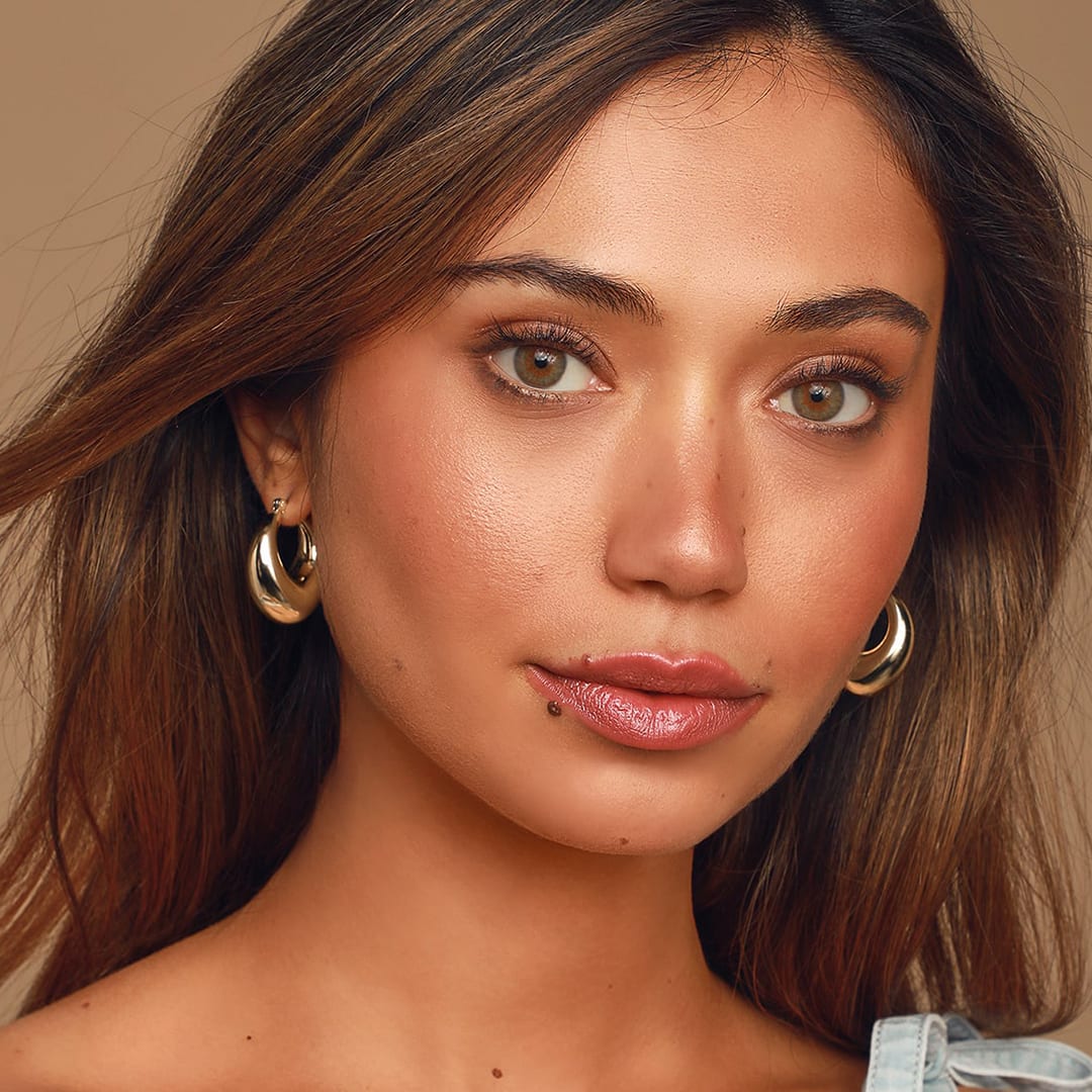 gold hoop earrings