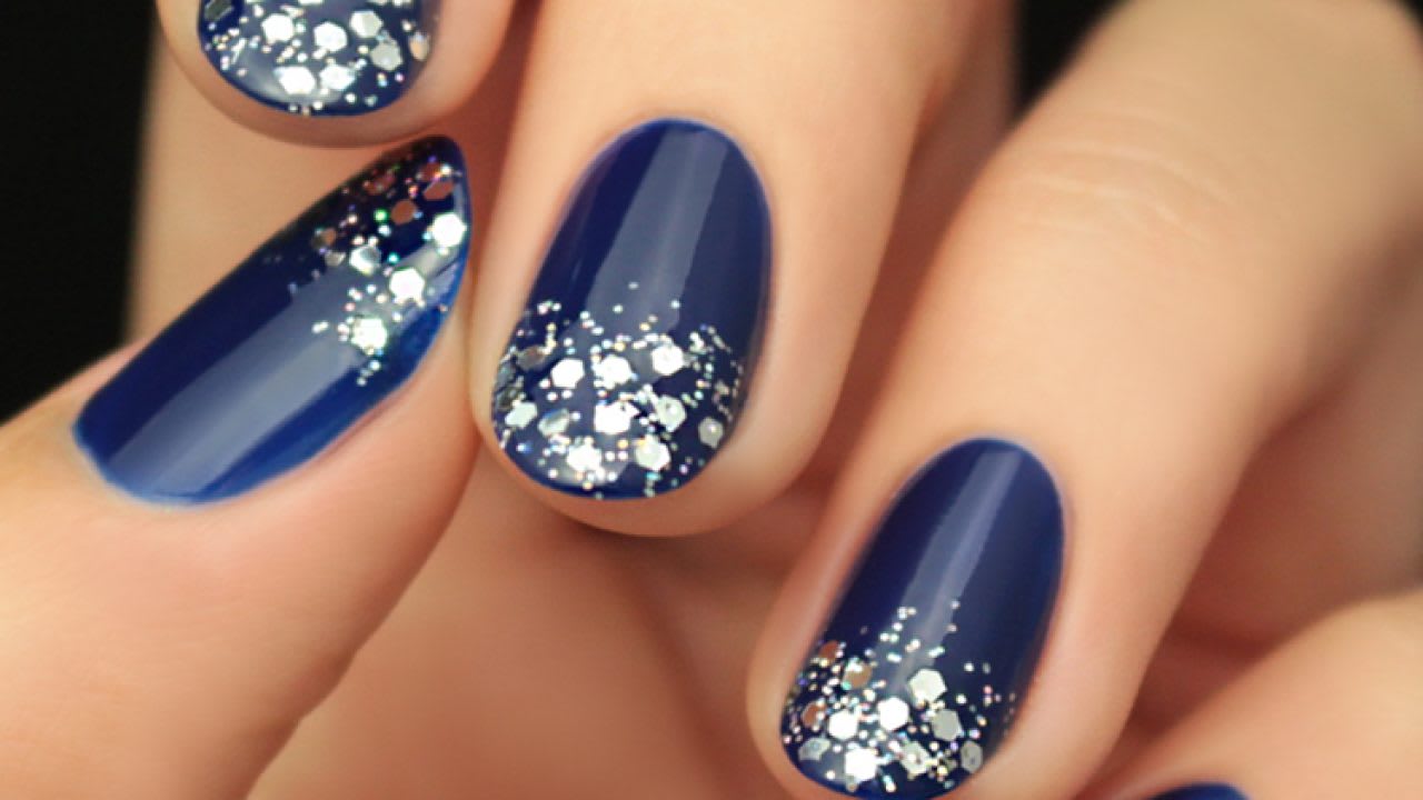 I Got A Crush on Blue Jelly Nail Polish by Kbshimmer - Etsy | Blue acrylic nails  glitter, Nail polish, Blue nails